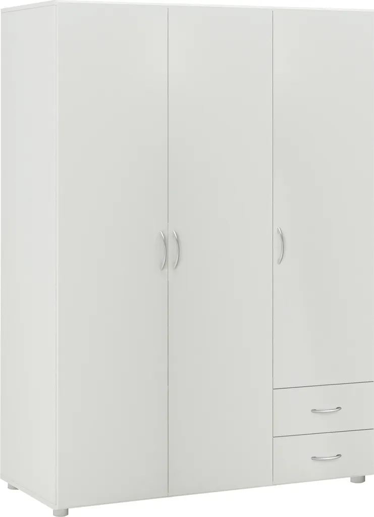 Grande armoire de rangement blanche BEST 3 portes pour la chambre