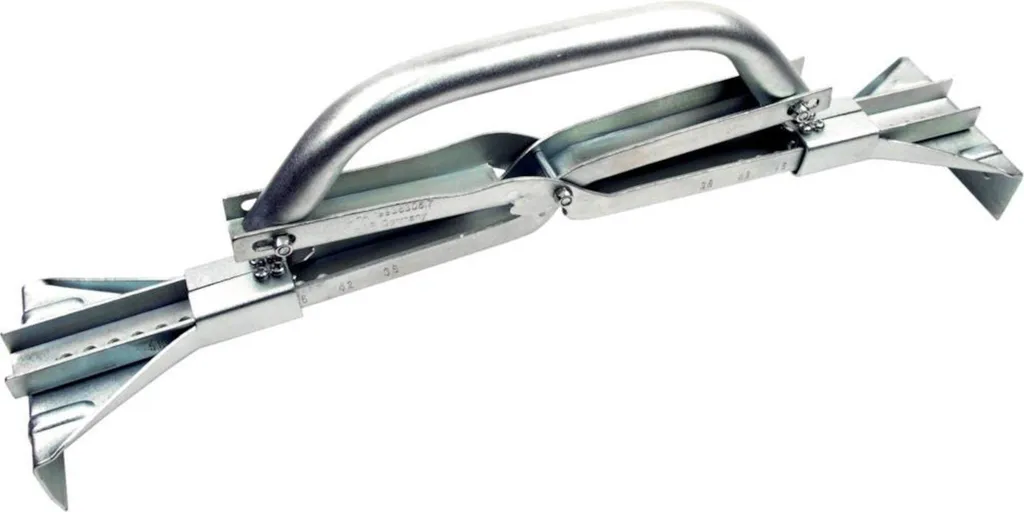 Pinza Regolabile Piastre 400-600 mm | Carico 30kg | Acciaio Zincato