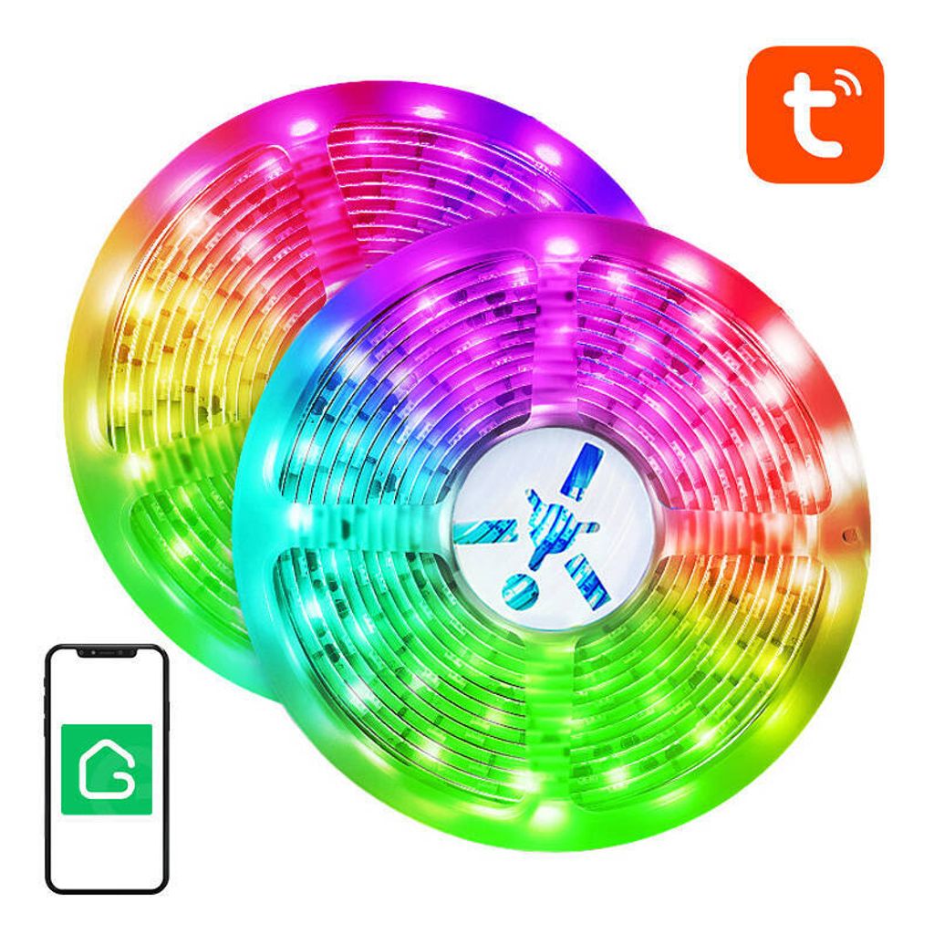 Inteligentný WiFi RGB LED svetelný pás NiteBird SL3 (2x5m), Obrázok produktu 