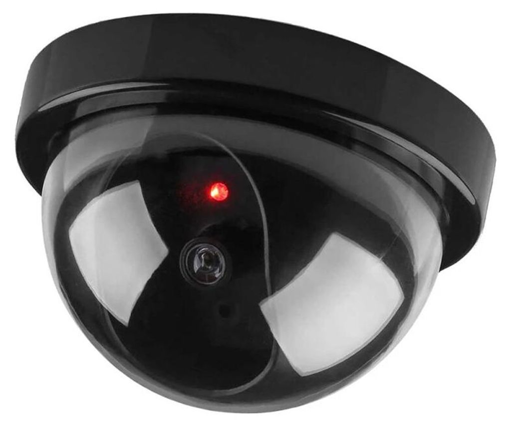 Verk 13004 Attrappe einer Überwachungskamera, rund, LED, Produktbild 