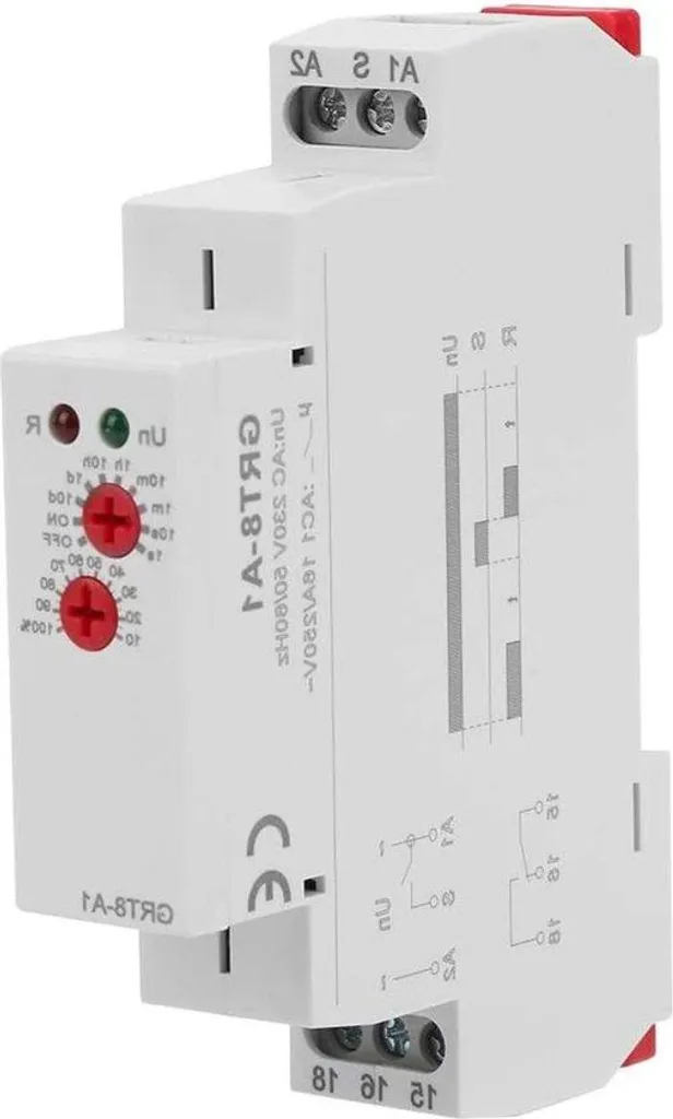 Relais Temporisé Rail DIN Mini 35mm ETA 220V Commutateur Automatique