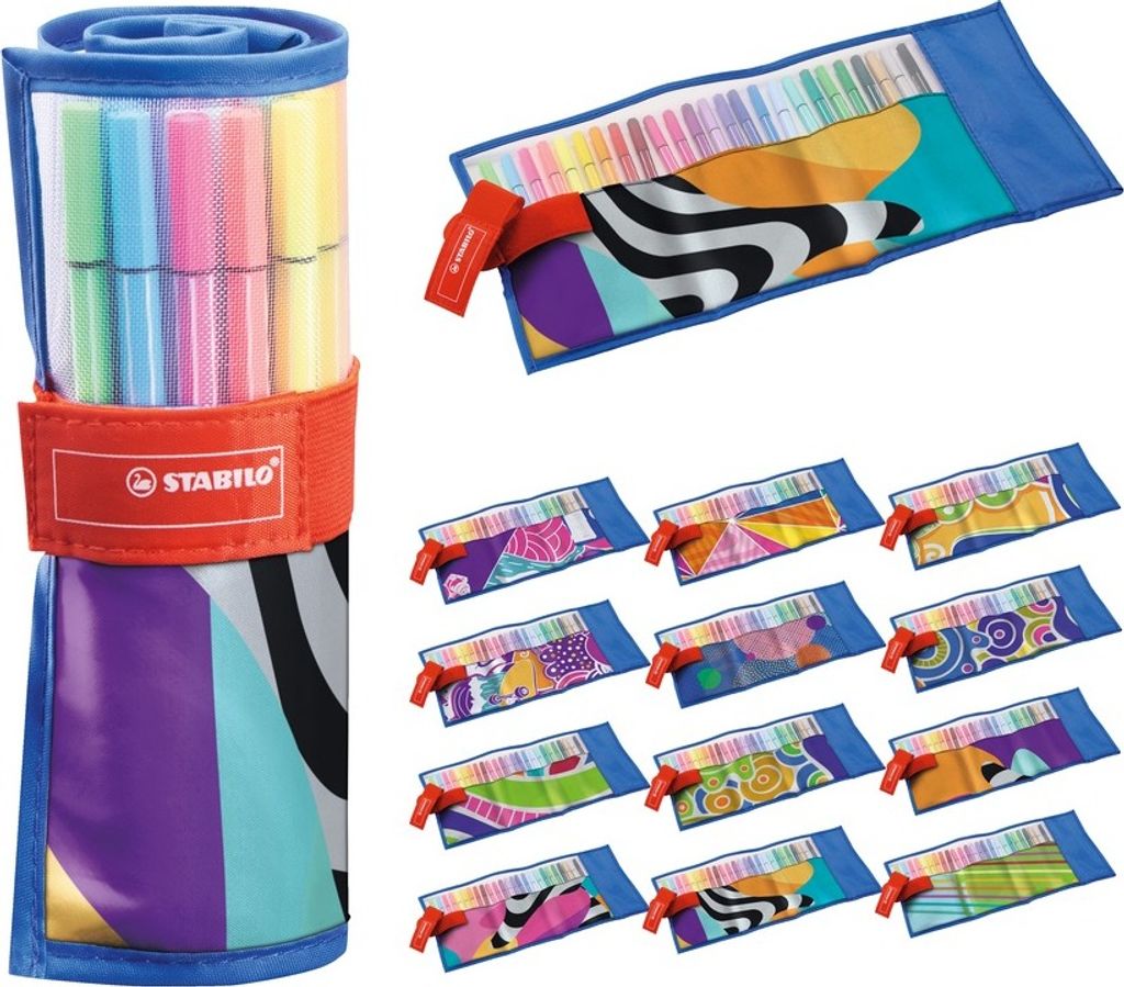 Stylo feutre premium - STABILO Pen 68 - set de 25 rollers Image du produit 
