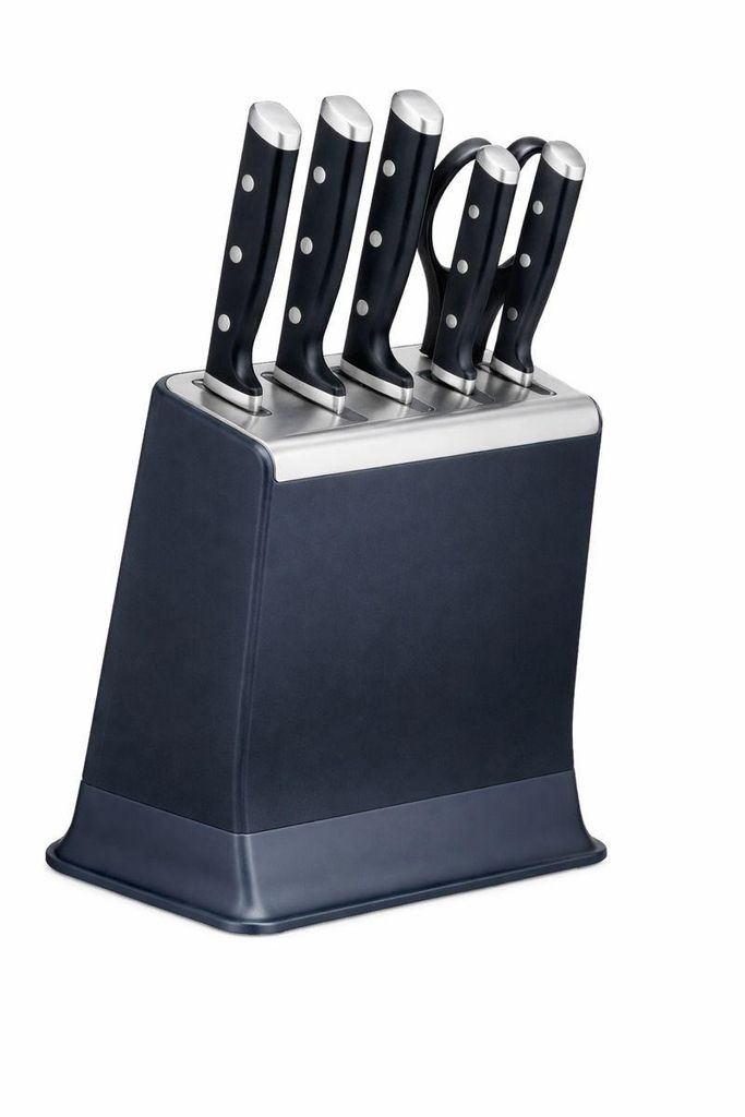 Tefal EverSharp Pro 6-teiliges Messer-Set mit selbstschärfendem Messerblock K297S7, Edelstahl, 6 Stück(e)