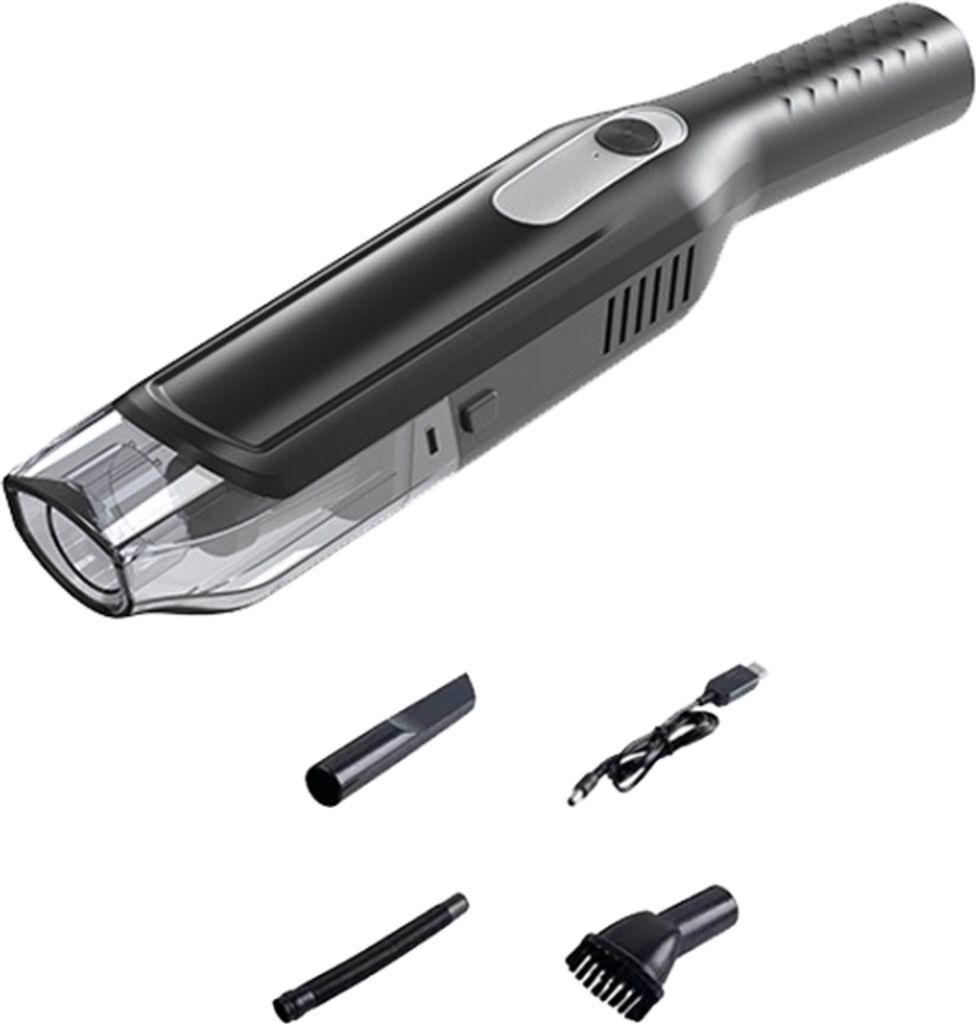 YX3560 Handheld Small Straight Handle Car Wireless Vacuum Cleaner, Stil: Basic (schwarz)