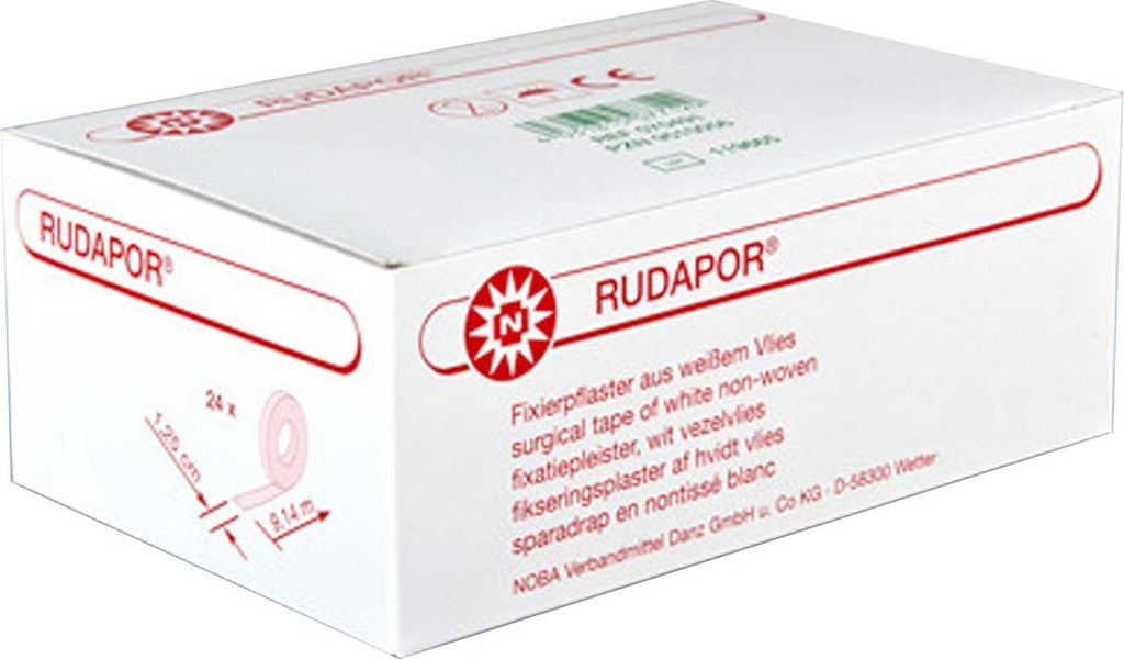 Rudapor® ohne Seitenscheiben Fixierpflaster - 9,14x5,00 cm Produktbild 
