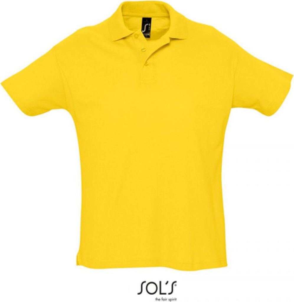SOLs 11342 | Herren Summer Poloshirt II Seitenschlitze - Farbe: Gold - Größe: L