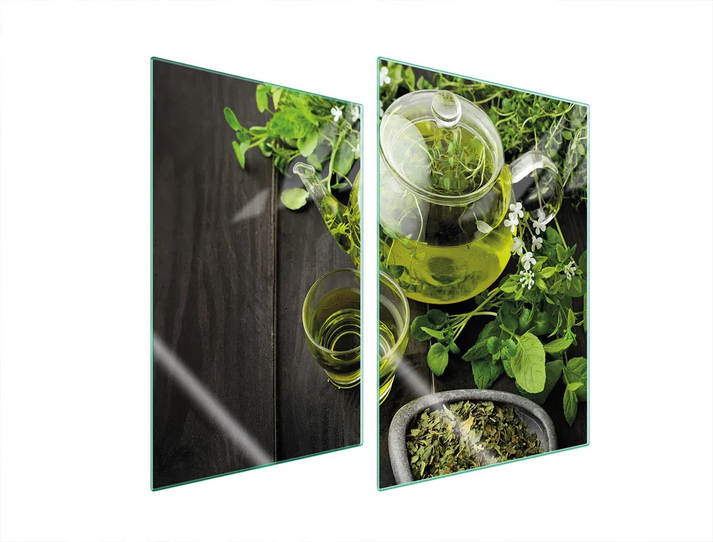 Piastre Copri Fornelli 2 Pezzi 35x52 | Copri Piano Cottura Vetro Verde