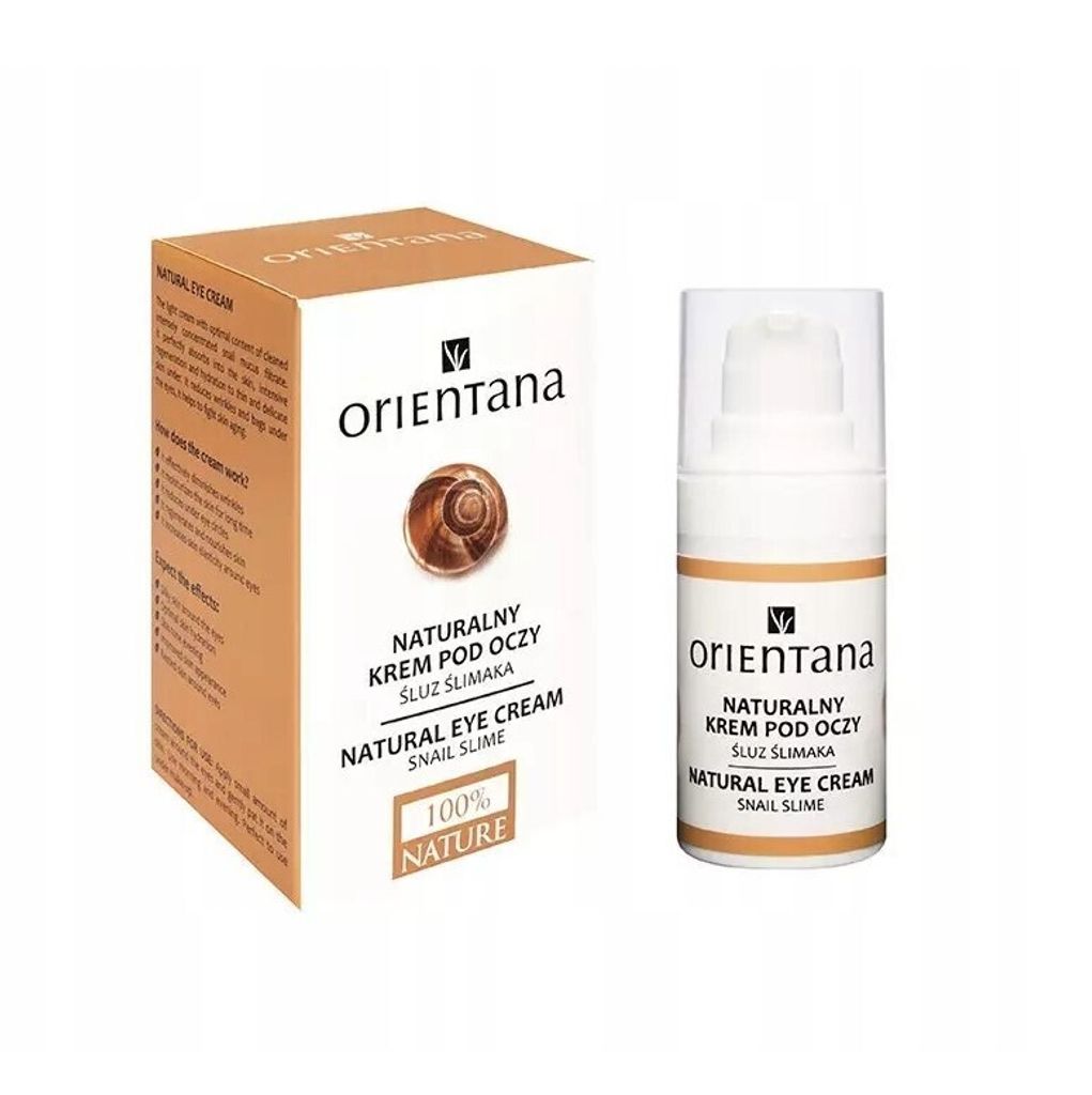 Orientana Natural Eye Cream with Snail Mucus 15 ml - Zdjęcie produktu 