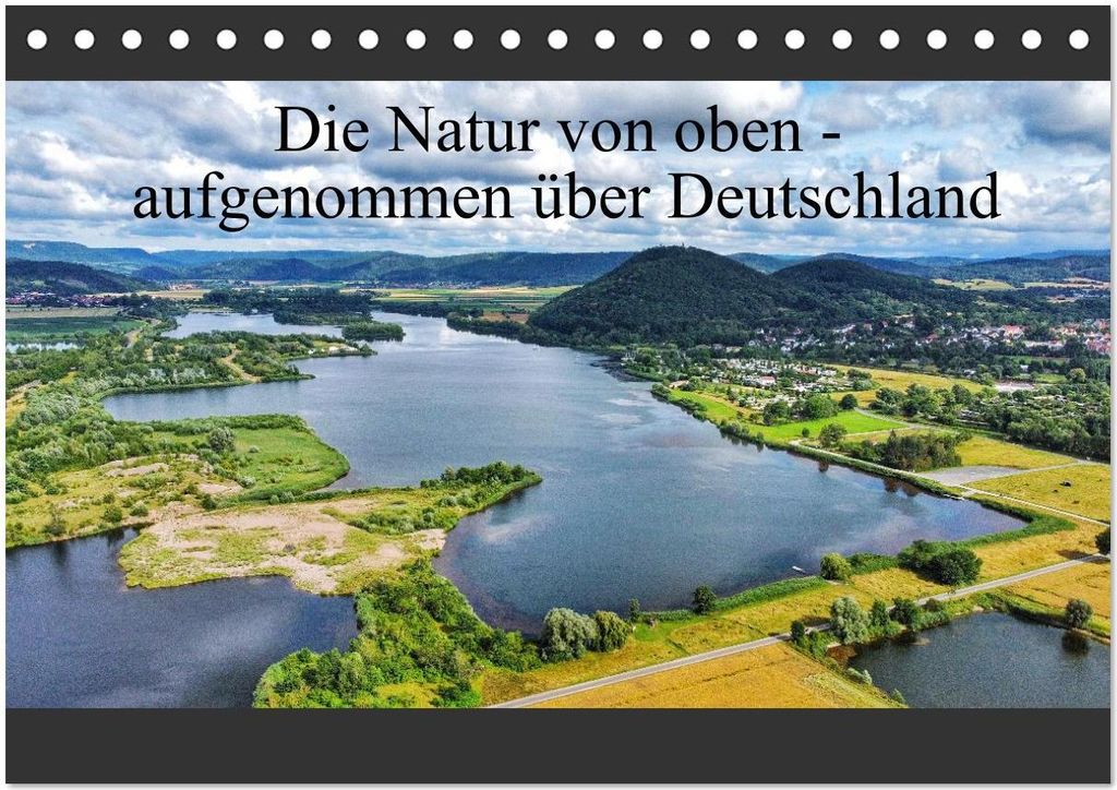 Die Natur von oben - aufgenommen über Deutschland (Tischkalender 2026 DIN A5 quer), CALVENDO Monatskalender