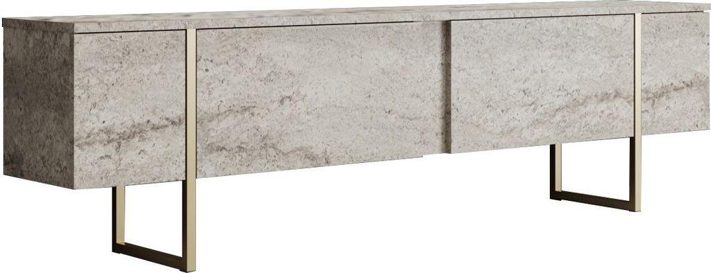 Skye Decor, Luxe - Travertine, Gold, TV-Schränke, Produktbild 