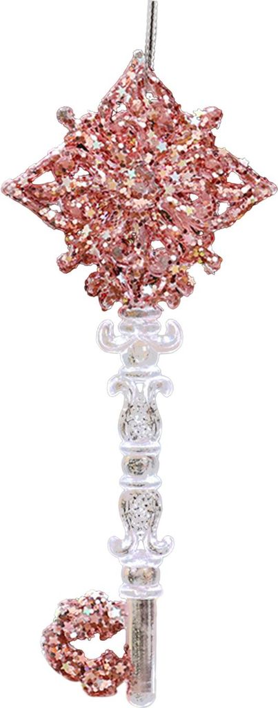 Weihnachtlicher Hängeschmuck aus transparentem Acryl: Glitzernde Schneeflocken, Schmetterlinge, Rentiere, tanzendes Mädchen, Baum, Engelsflügel,...