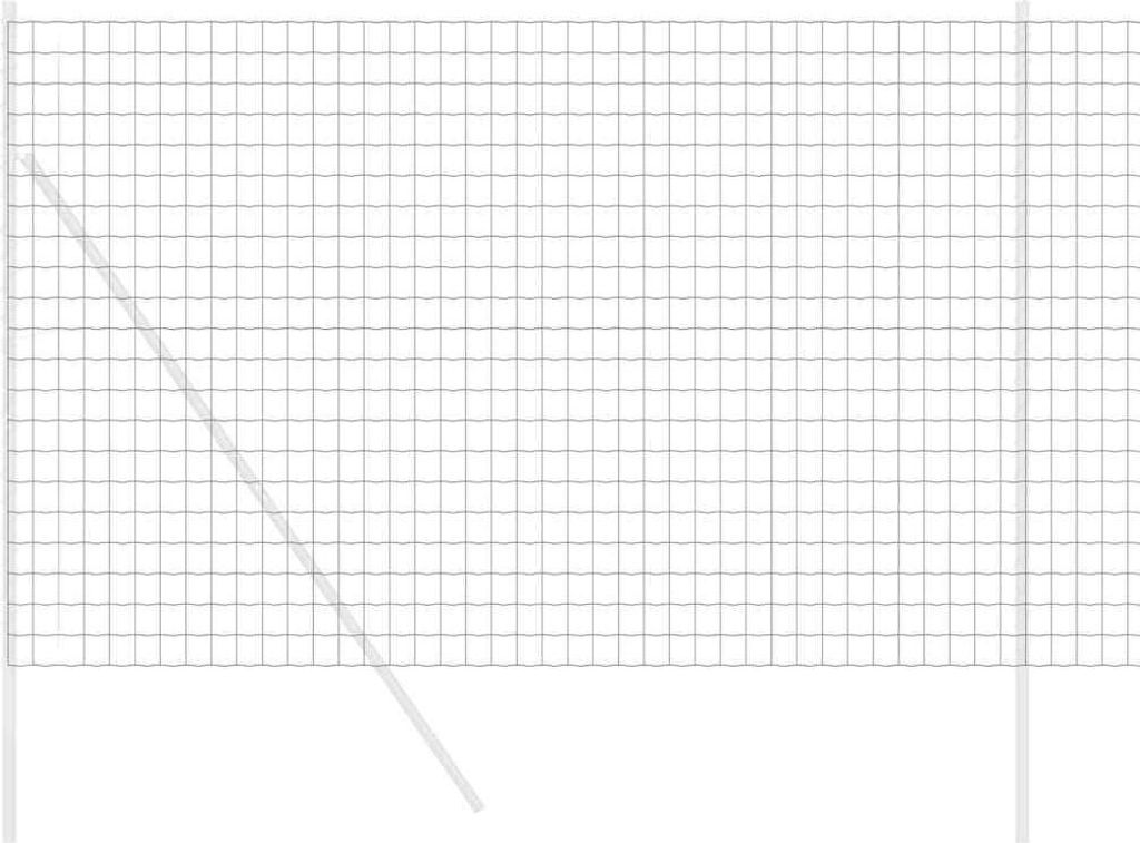 Eurozaun Schwarz 1,6 x 10 m PVC-beschichtetes Eisen