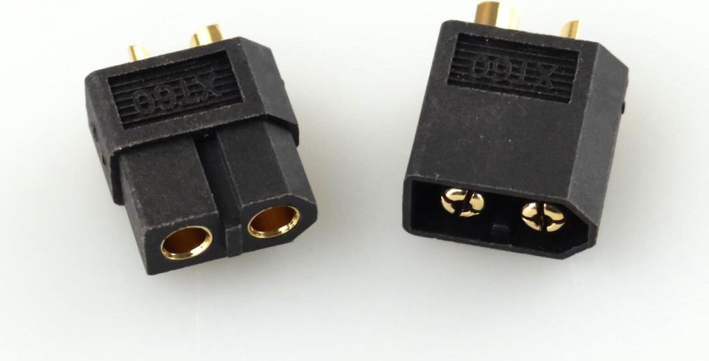 Amewi XT60 Stecker und Buchse schwarz 1 paar