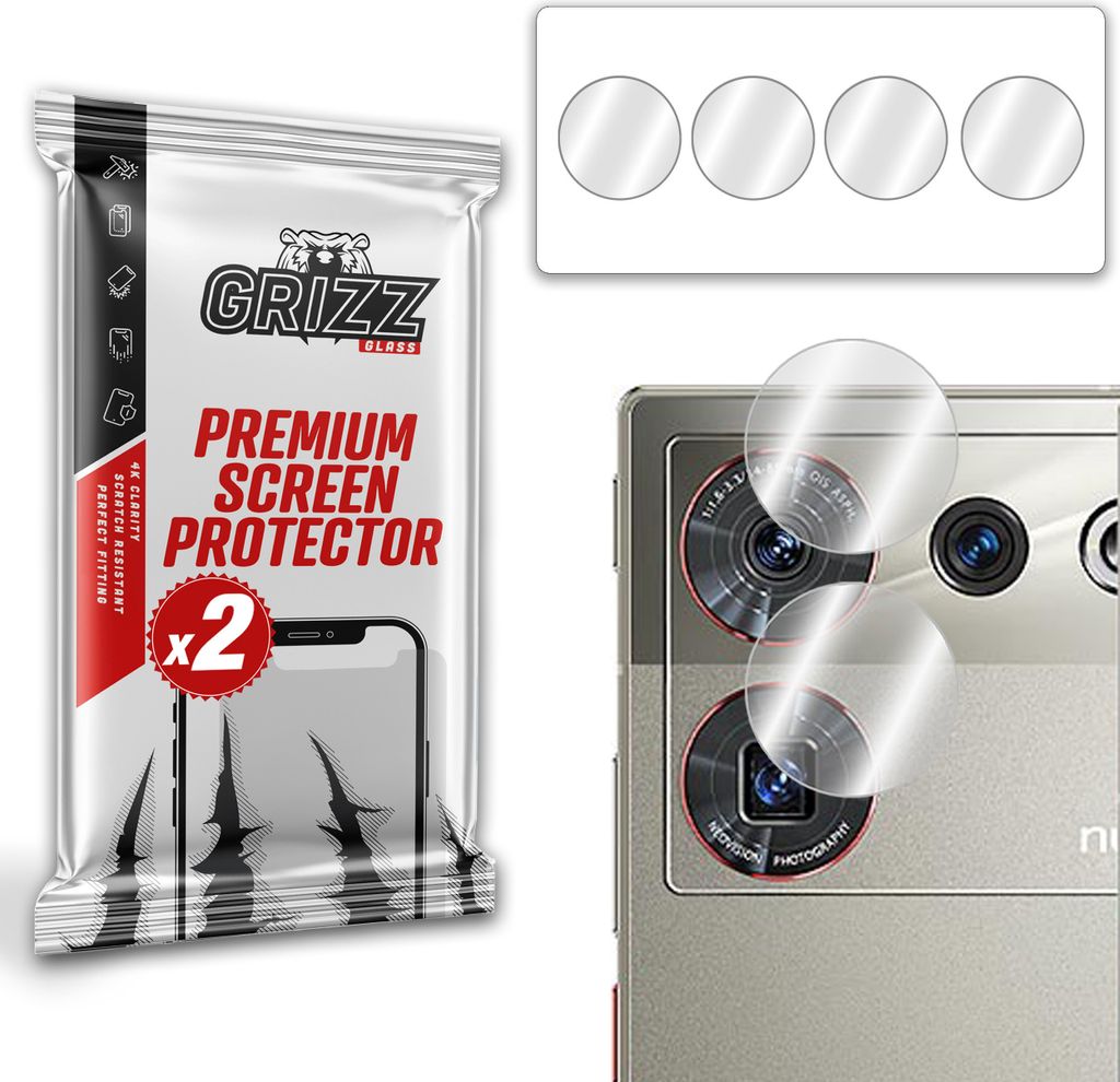 GrizzGlass Kamera Glas HybridGlass Kamera für ZTE Nubia Z50 Ultra