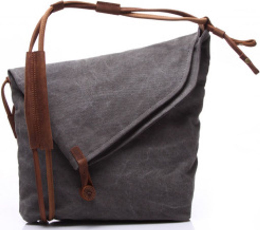 OKWISH Retro Umhängetasche Herren/Damen 13 inch Laptop Tasche Business Commuter Crossbody Bag Outdoor Reisen Große Kapazität Messenger Tasche At...