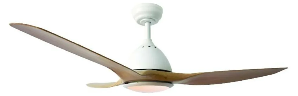 Plafonnier ventilateur ACA FANKVN30G LED 132cm 40W blanc avec télécommande