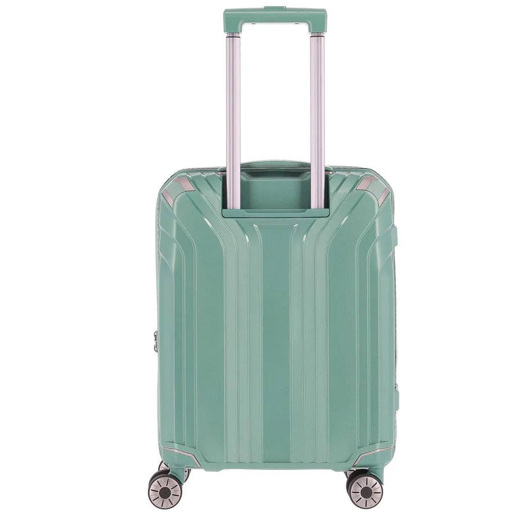 Valise cabine Travelite Elvaa 4 roues Sea Green 56cm rigide et légère