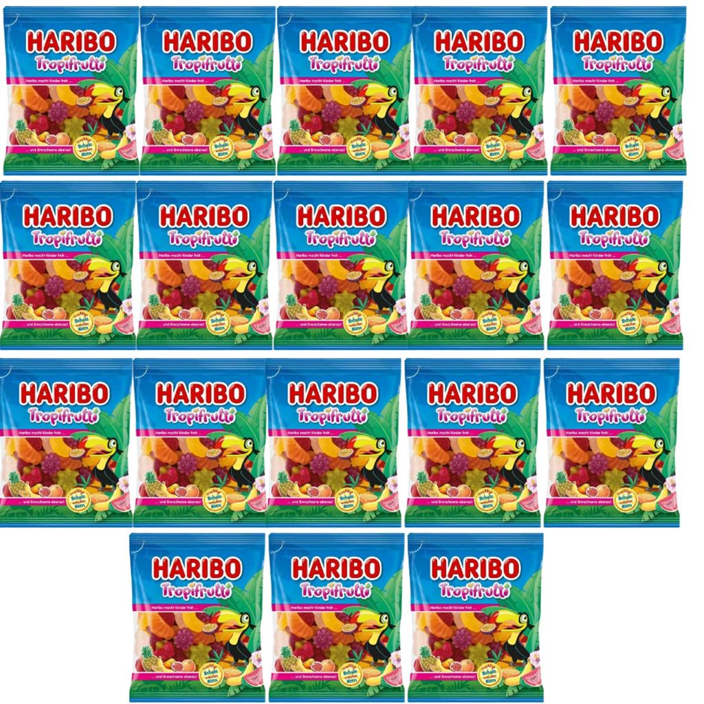 Tropifrutti Mix Gummibärchen 175 g – Haribo 18x Produktbild 