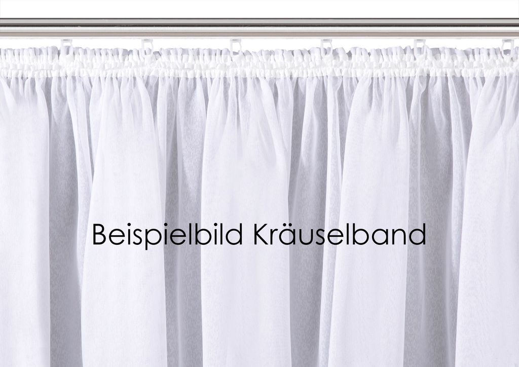 heimtexland ® Store Gardine Macramée Stickerei Borte Produktbild 4