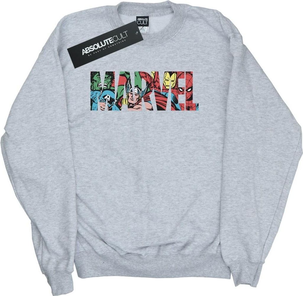 Marvel Comics - Sweatshirt für Herren BI1929 (3XL) (Grau)