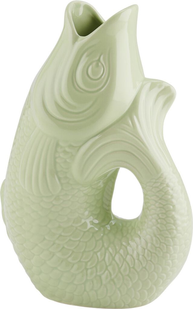 Gift Company Monsieur Carafon Vase / Karaffe Fisch L seafoam 2,7l