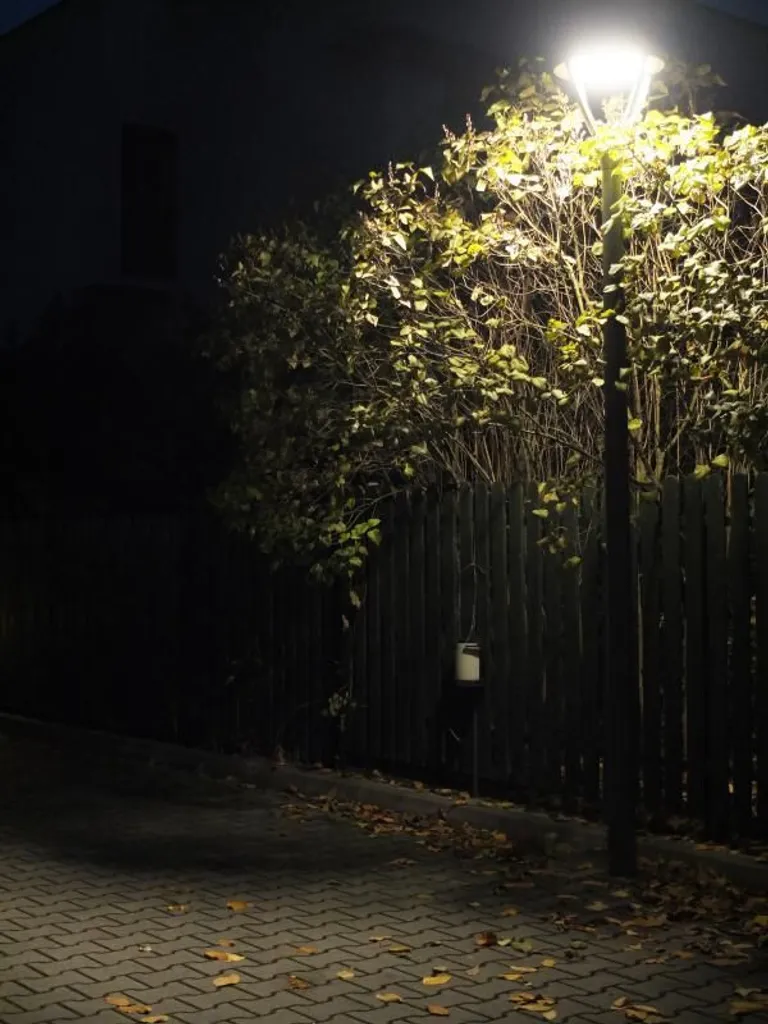 Lampadaire extérieur LED 45W IP65 318cm Gris Mars Solution Éclairage