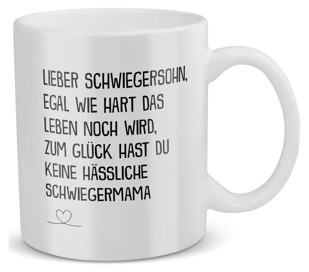 22Feels Schwiegersohn Geschenk von Schwiegermama Bräutigam Hochzeit Tasse Männer Vatertag Weihnachten Geburtstag Kaffeetasse Geschenkidee