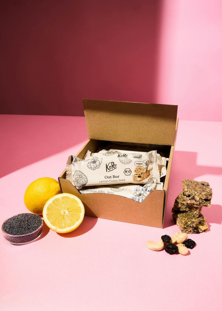 KoRo I  Oat Bar Lemon Poppy Seed 15 x 60 g Produktbild 
