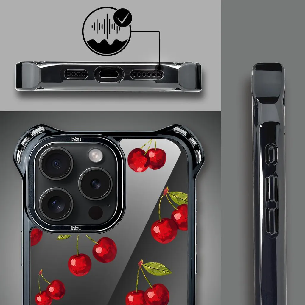 Cover iPhone 15 Pro Max IBIZU DropGuard Ultra Cherry Night MagSafe - 4