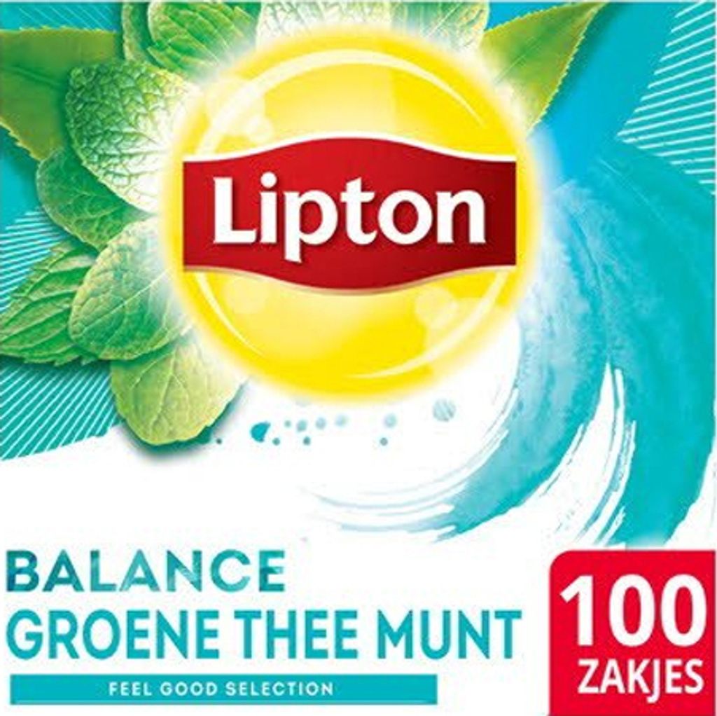 Lipton Feel Good Selection Grüner Tee Minze 100 x 1,6 Gramm Produktbild 