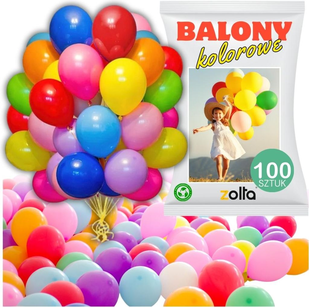 Luftballons Mix bunt für Geburtstagsparty 30 cm groß stark haltbar 100 Stück