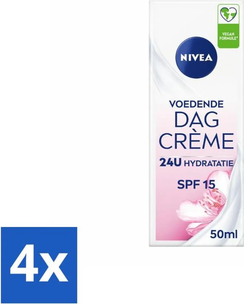 Crème visage anti-tiraillement Nivea Essentials soin peaux sèches 4x