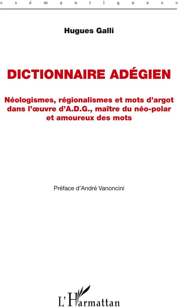 Dictionnaire Adégien