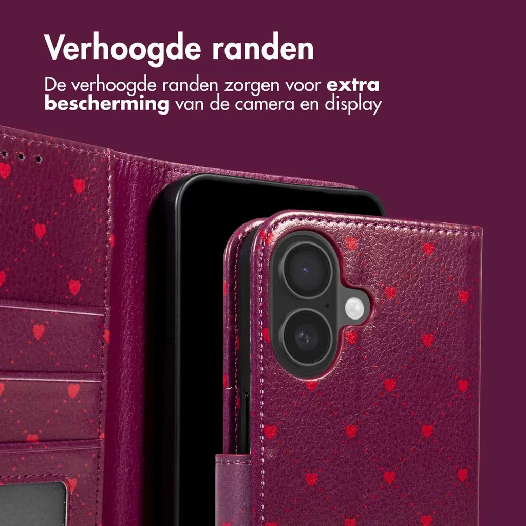 Custodia iPhone 17 imoshion Crush Check Coral Dust - Protezione Design - 9