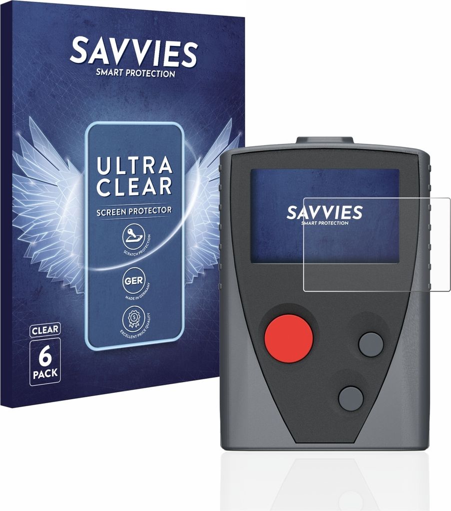 6x Für Swissphone Boss 935 Schutzfolie Savvies Displayschutz Display Schutz Folie Klar Transparent