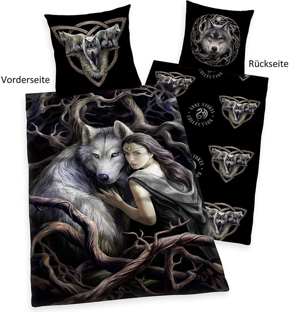 Anne Stokes - Pościel dwustronna (Renforcé) - 80 x 80 + 135 Zdjęcie produktu