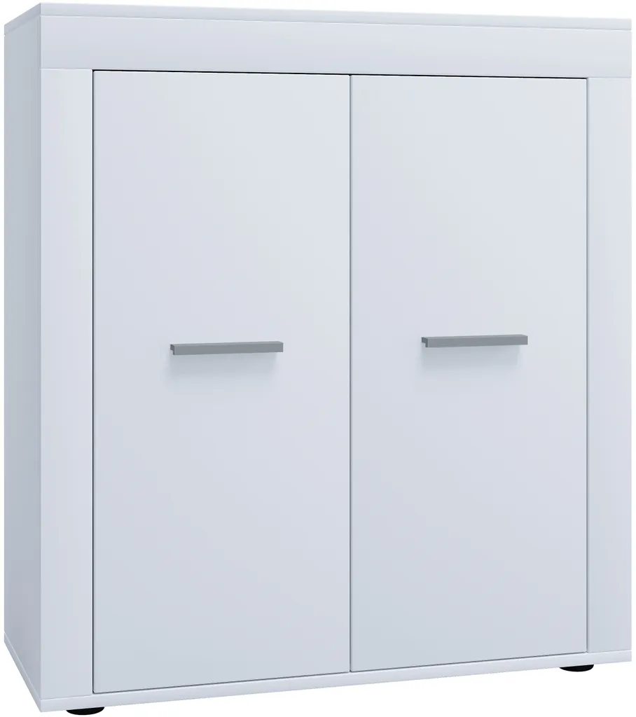 Meuble de rangement 2 portes Usilo VCM commode compacte design épuré - 2