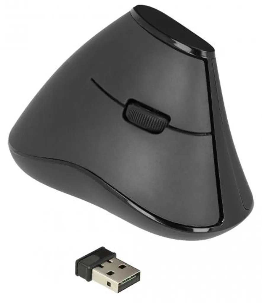 Souris Verticale Anti Douleur Poignet Ergonomique Optique sans Fil 2.4GHz