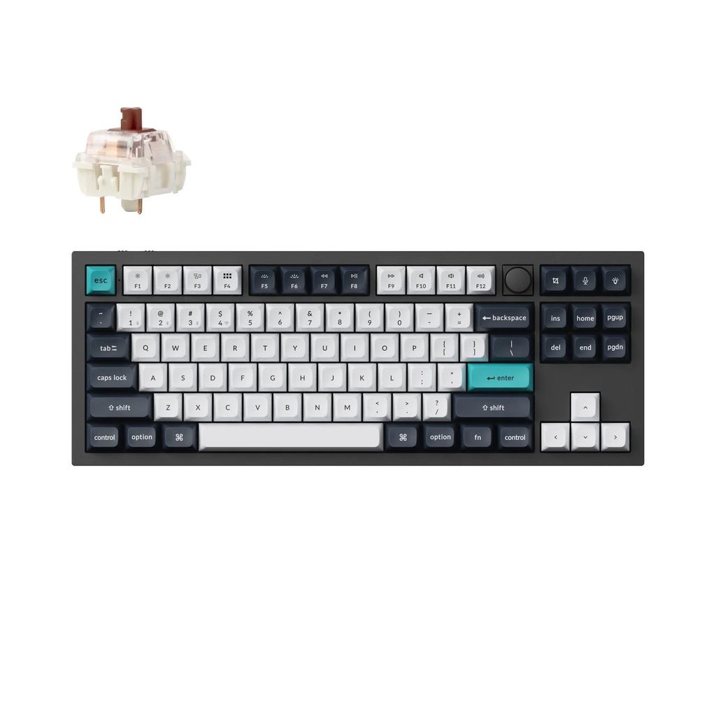 Keychron Q3 Max, Przewodowy i Bezprzewodowy, USB + RF Zdjęcie produktu 