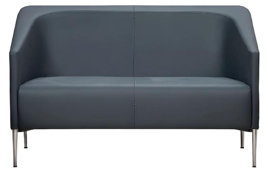 Sofa 2 Sitzer Stoff Design Couch Polster Büromöbel Sofas Textil Modern