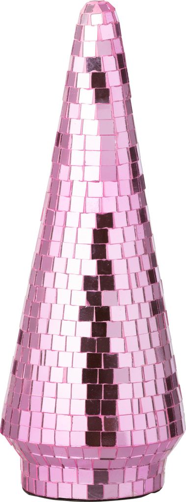 J-Line Baum Spiegel Glas Rosa Large