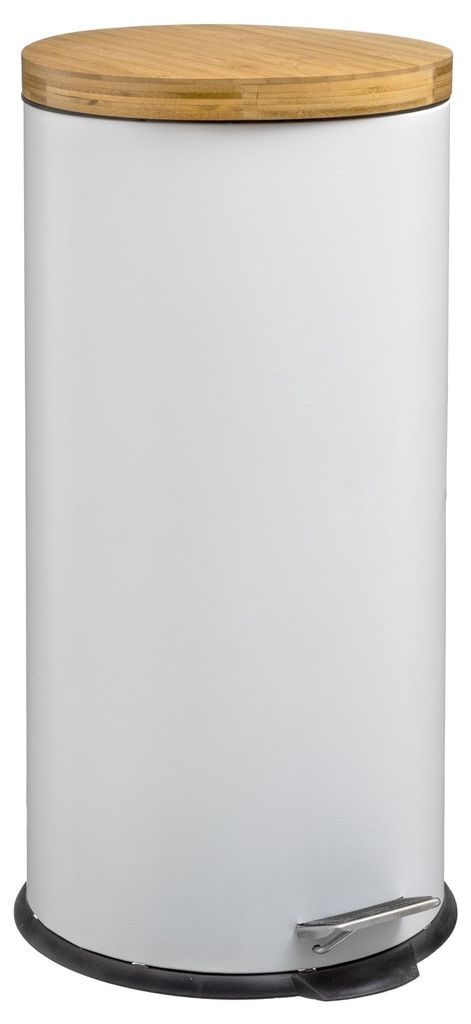 Odpadkový kôš NATUREO, 30 l, kov, biely Obrázok produktu 