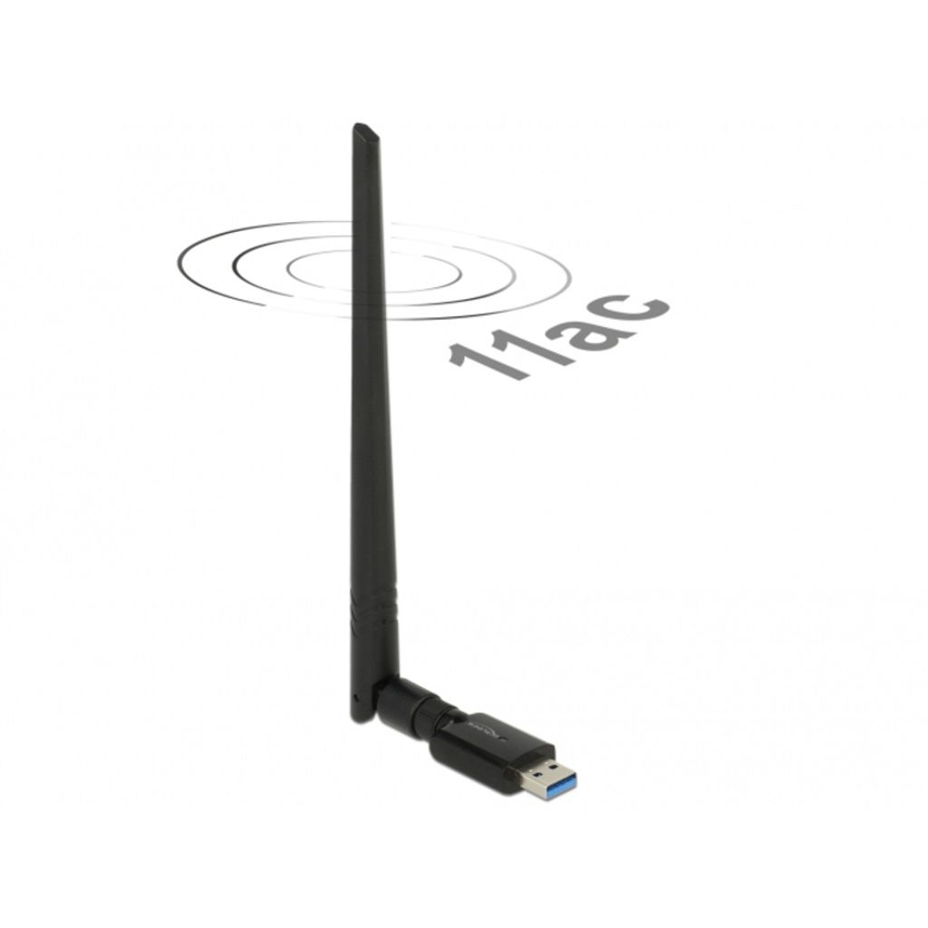 DELOCK WLAN-Stick USB3.0 Dualband 300Mbps + ext. Antenne
