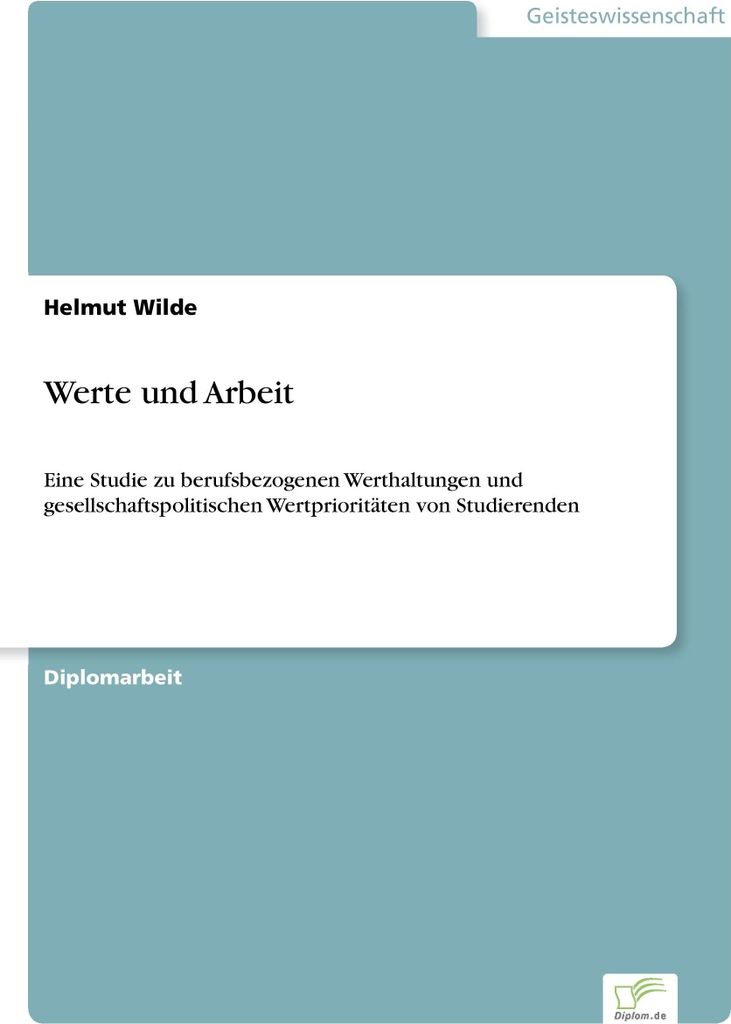 Werte und Arbeit