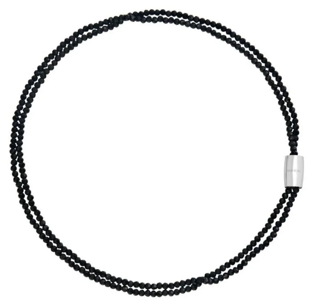 Collier double avec perles Système Magnetica TJ3686 Breil en acier