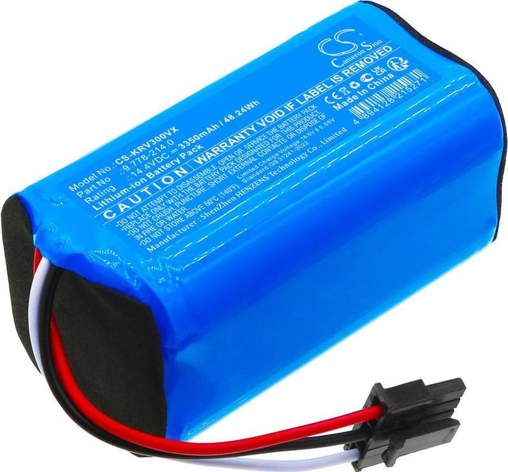 Akku für Karcher Rcv 2, Rcv 3, 3350 mAh, Li-Ion