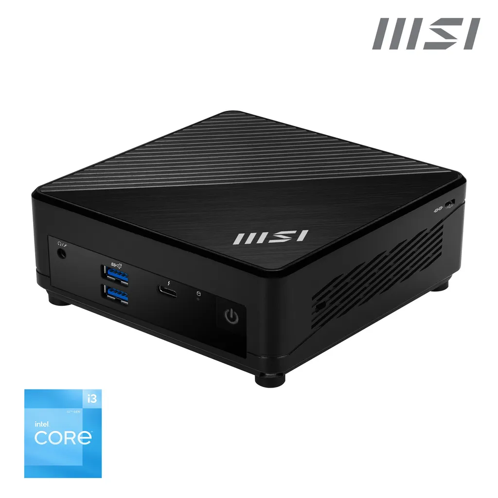 PC Multimédia MSI Cubi 5 12M i3-1215U Idéal pour Télétravail et Loisirs