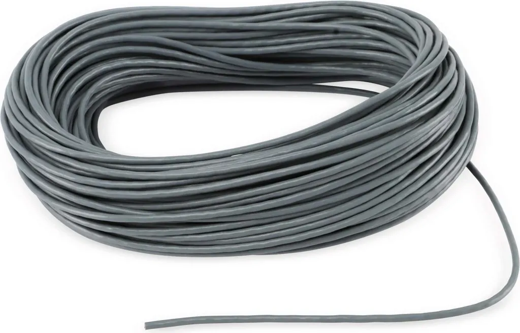 Fil bras de lecture 25m RAUTRONIC ultra flexible 2 x 0,05 mm² coloris gris