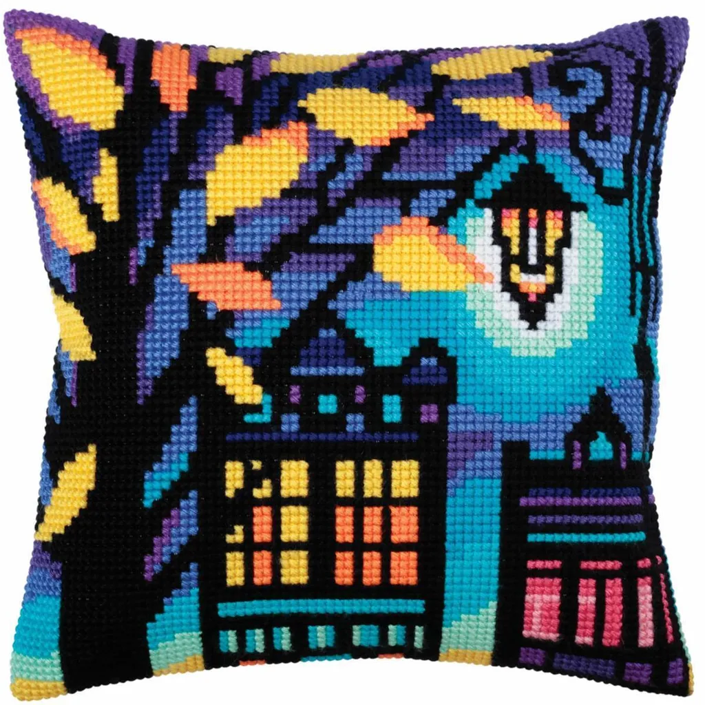Cuscino Twilight 5286 Punto Croce Kit Creativo 40x40 - Relax e Arte