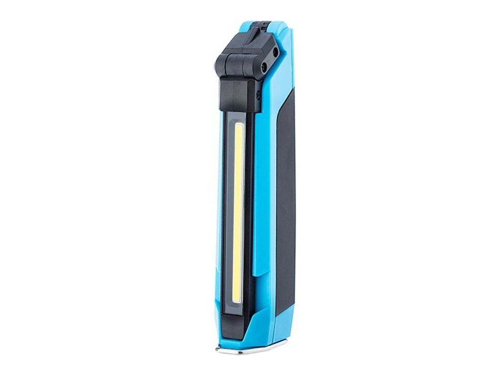 Banklampe 5W 500 lm COB LED + 2W 150 lm LED, wiederaufladbar, IK07, mit Haken und Magnet